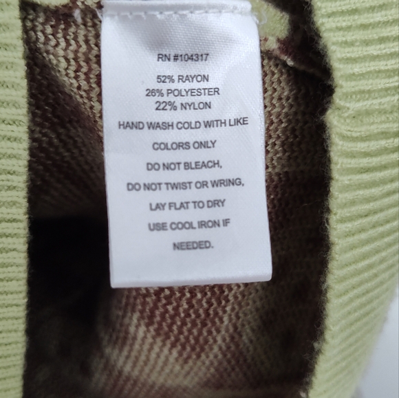 Derek Heart Mushroom sweater short sleeved size M - Picture 6 of 7